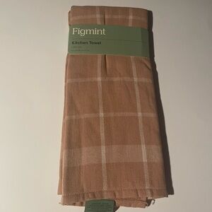 Figmint Plaid Kitchen Towel 18” x 28” New With Tags Decor 100% Cotton Absorbant